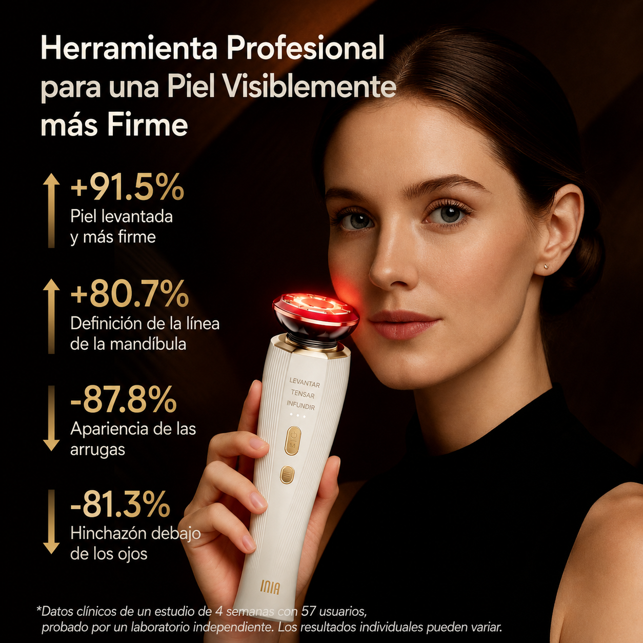 Dispositivo facial de microcorriente + Gel conductor GRATIS